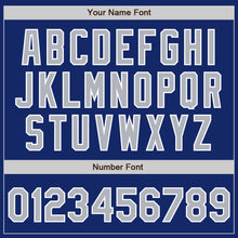 Load image into Gallery viewer, Custom Royal Gray-White Authentic Two Tone Baseball Jersey