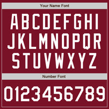 Load image into Gallery viewer, Custom Crimson White Authentic Two Tone Baseball Jersey