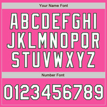 Load image into Gallery viewer, Custom Pink White-Green Authentic Two Tone Baseball Jersey