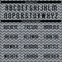 Load image into Gallery viewer, Custom Silver Black Geometric Shape Sublimation Volleyball Uniform Jersey