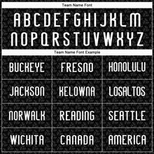 Load image into Gallery viewer, Custom Black White Geometric Shape Sublimation Volleyball Uniform Jersey