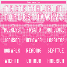 Load image into Gallery viewer, Custom Pink White Geometric Shape Sublimation Volleyball Uniform Jersey