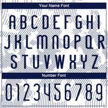 Load image into Gallery viewer, Custom White Navy Curve Lines Sublimation Volleyball Uniform Jersey