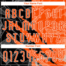 Load image into Gallery viewer, Custom Graffiti Pattern Orange-Black Scratch Sublimation Volleyball Uniform Jersey
