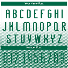 Load image into Gallery viewer, Custom White Kelly Green Geometric Shape Sublimation Volleyball Uniform Jersey