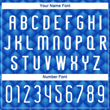 Load image into Gallery viewer, Custom Thunder Blue White-Sky Blue Geometric Shape Sublimation Volleyball Uniform Jersey