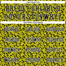 Load image into Gallery viewer, Custom Light Yellow Black-White Geometric Shape Sublimation Volleyball Uniform Jersey