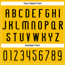 Load image into Gallery viewer, Custom Yellow White-Black Line Sublimation Volleyball Uniform Jersey