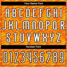 Load image into Gallery viewer, Custom Orange White-Black Lines And Dots Sublimation Volleyball Uniform Jersey