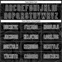 Load image into Gallery viewer, Custom Black Powder Blue Pink-Purple Liquid Fluid Sublimation Volleyball Uniform Jersey