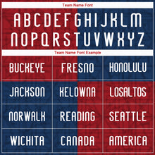 Load image into Gallery viewer, Custom Black Red-Royal Geometric Shape Sublimation Volleyball Uniform Jersey