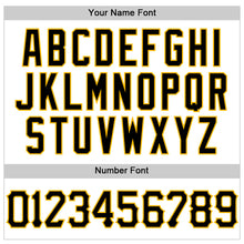 Load image into Gallery viewer, Custom White Black Pinstripe Gold Authentic Sleeveless Baseball Jersey