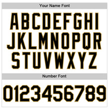 Load image into Gallery viewer, Custom White Black Pinstripe Old Gold Authentic Sleeveless Baseball Jersey