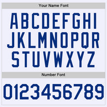 Load image into Gallery viewer, Custom White Royal Mesh Authentic Throwback Baseball Jersey