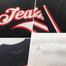 Load image into Gallery viewer, Custom White Orange-Royal Mesh Authentic Throwback Baseball Jersey