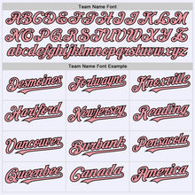 Load image into Gallery viewer, Custom White Medium Pink-Black Mesh Authentic Throwback Baseball Jersey