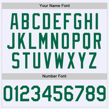 Load image into Gallery viewer, Custom White Kelly Green Mesh Authentic Throwback Baseball Jersey