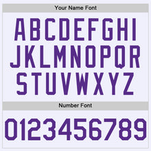 Load image into Gallery viewer, Custom White Purple-Teal Mesh Authentic Throwback Baseball Jersey