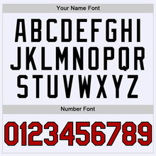 Load image into Gallery viewer, Custom White Red-Black Mesh Authentic Throwback Baseball Jersey