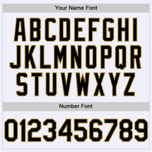 Load image into Gallery viewer, Custom White Black-Old Gold Mesh Authentic Throwback Baseball Jersey