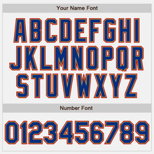 Load image into Gallery viewer, Custom White Royal Old Gold-Red Authentic Baseball Jersey