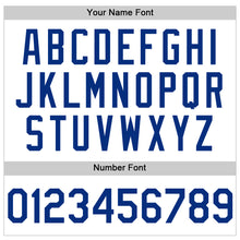 Load image into Gallery viewer, Custom White Royal-Red Authentic Baseball Jersey