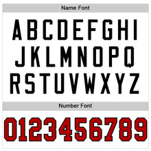 Load image into Gallery viewer, Custom White Red-Black Mesh Authentic Throwback Football Jersey