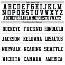 Load image into Gallery viewer, Custom White Black Red-Gray Mesh Authentic Throwback Football Jersey