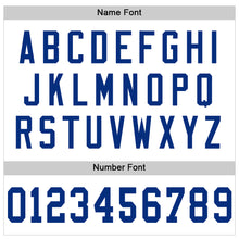 Load image into Gallery viewer, Custom White Royal Mesh Authentic Throwback Football Jersey