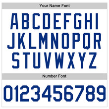 Load image into Gallery viewer, Custom White Royal Authentic Throwback Baseball Jersey