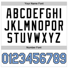 Load image into Gallery viewer, Custom White Light Blue-Black Authentic Throwback Baseball Jersey