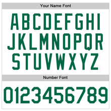 Load image into Gallery viewer, Custom White Kelly Green Authentic Throwback Baseball Jersey