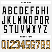 Load image into Gallery viewer, Custom White Old Gold-Black Hockey Jersey