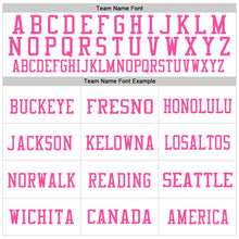 Load image into Gallery viewer, Custom White Light Blue-Pink Mesh Authentic Football Jersey