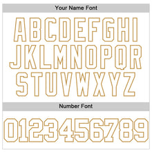 Load image into Gallery viewer, Custom White Old Gold Authentic Basketball Jersey