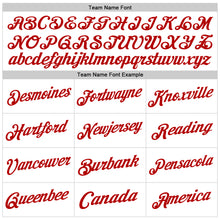 Load image into Gallery viewer, Custom White Royal-Red Authentic Throwback Basketball Jersey