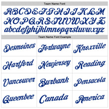 Load image into Gallery viewer, Custom White Royal Authentic Throwback Basketball Jersey