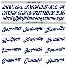 Load image into Gallery viewer, Custom White Navy Authentic Throwback Basketball Jersey