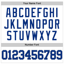 Load image into Gallery viewer, Custom White Royal-Gray Authentic Throwback Basketball Jersey