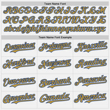 Load image into Gallery viewer, Custom White Old Gold Royal-Red Authentic Baseball Jersey