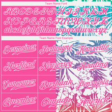 Load image into Gallery viewer, Custom 3D Pattern Design Tropical Palm Leaves Authentic Baseball Jersey