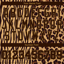 Load image into Gallery viewer, Custom 3D Pattern Design Leopard Skin Zebra Stripe Authentic Baseball Jersey