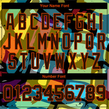 Load image into Gallery viewer, Custom 3D Pattern Design Abstract Graffiti Authentic Baseball Jersey