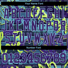 Load image into Gallery viewer, Custom 3D Pattern Design Abstract Graffiti Authentic Baseball Jersey