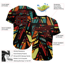 Load image into Gallery viewer, Custom 3D Pattern Design Lines Authentic Baseball Jersey