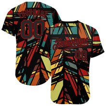 Load image into Gallery viewer, Custom 3D Pattern Design Lines Authentic Baseball Jersey