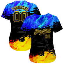 Load image into Gallery viewer, Custom 3D Pattern Design Fade Authentic Baseball Jersey