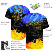 Load image into Gallery viewer, Custom 3D Pattern Design Fade Authentic Baseball Jersey