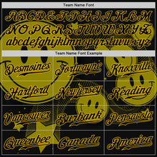 Load image into Gallery viewer, Custom 3D Pattern Design Smile Emoji Authentic Baseball Jersey