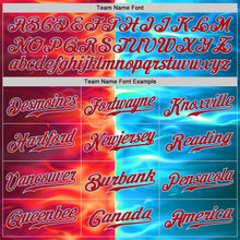 Load image into Gallery viewer, Custom 3D Pattern Design Flame Burning Red Hot Sparks BBQ Season Authentic Baseball Jersey